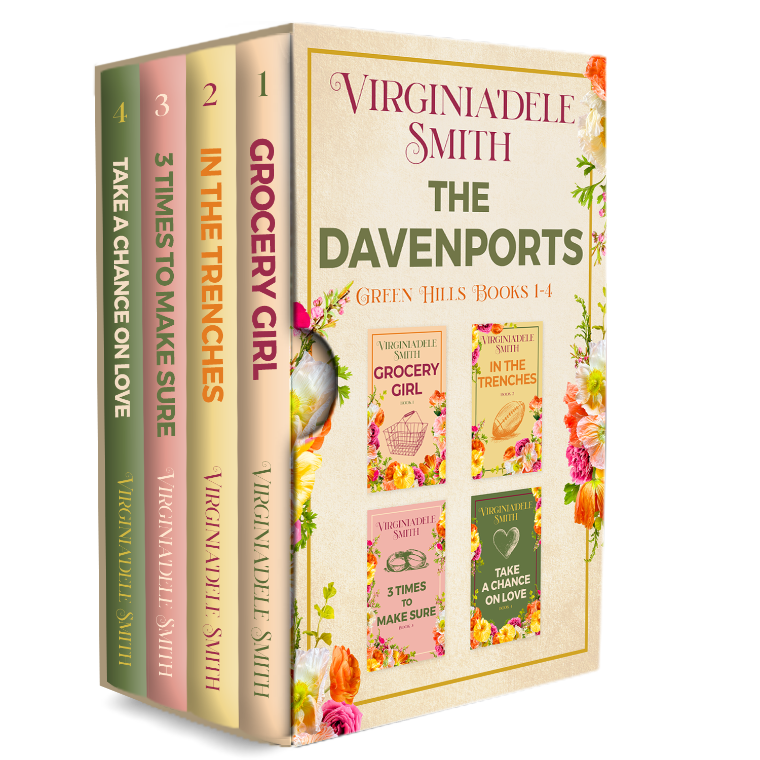 The Davenports: Books 1–4 + Bonus Cookbook