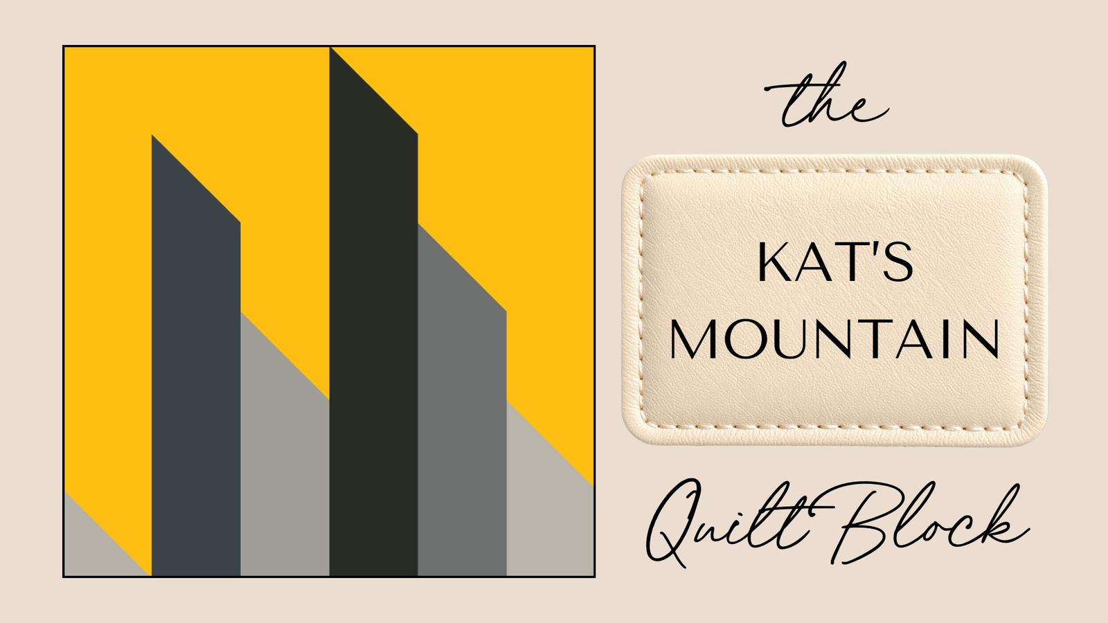 Kat's Mountain Quilt Block