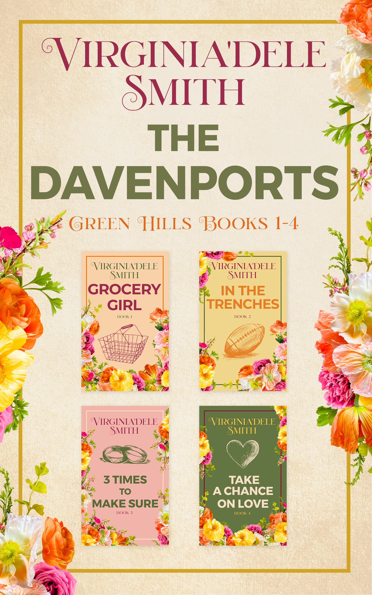 The Davenports: Books 1–4 + Bonus Cookbook